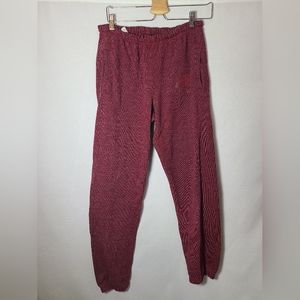 ROOTS track pants- Dark red- Size small
